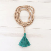 Load image into Gallery viewer, Bohemian Style Tassel Necklace Wooden Beads Retro Long