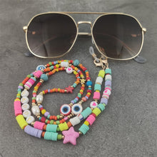 Load image into Gallery viewer, Bohemian Letter Reading Glasses Chain Retro Beads Eyeglass Sunglasses Spectacle Cord Neck Strap String Mask Chain Eye wear