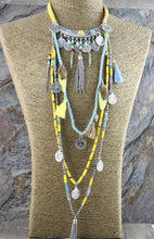 Load image into Gallery viewer, Gypsy Statement Vintage Long Necklace Ethnic jewelry