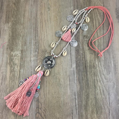 Boho Tassel Necklace - BohoPlace 