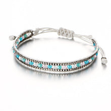 Load image into Gallery viewer, Bohemian Crystal Beads Friendship Braided Rope Bracelets