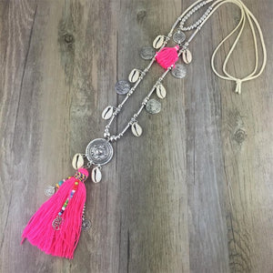 Boho Tassel Necklace - BohoPlace 